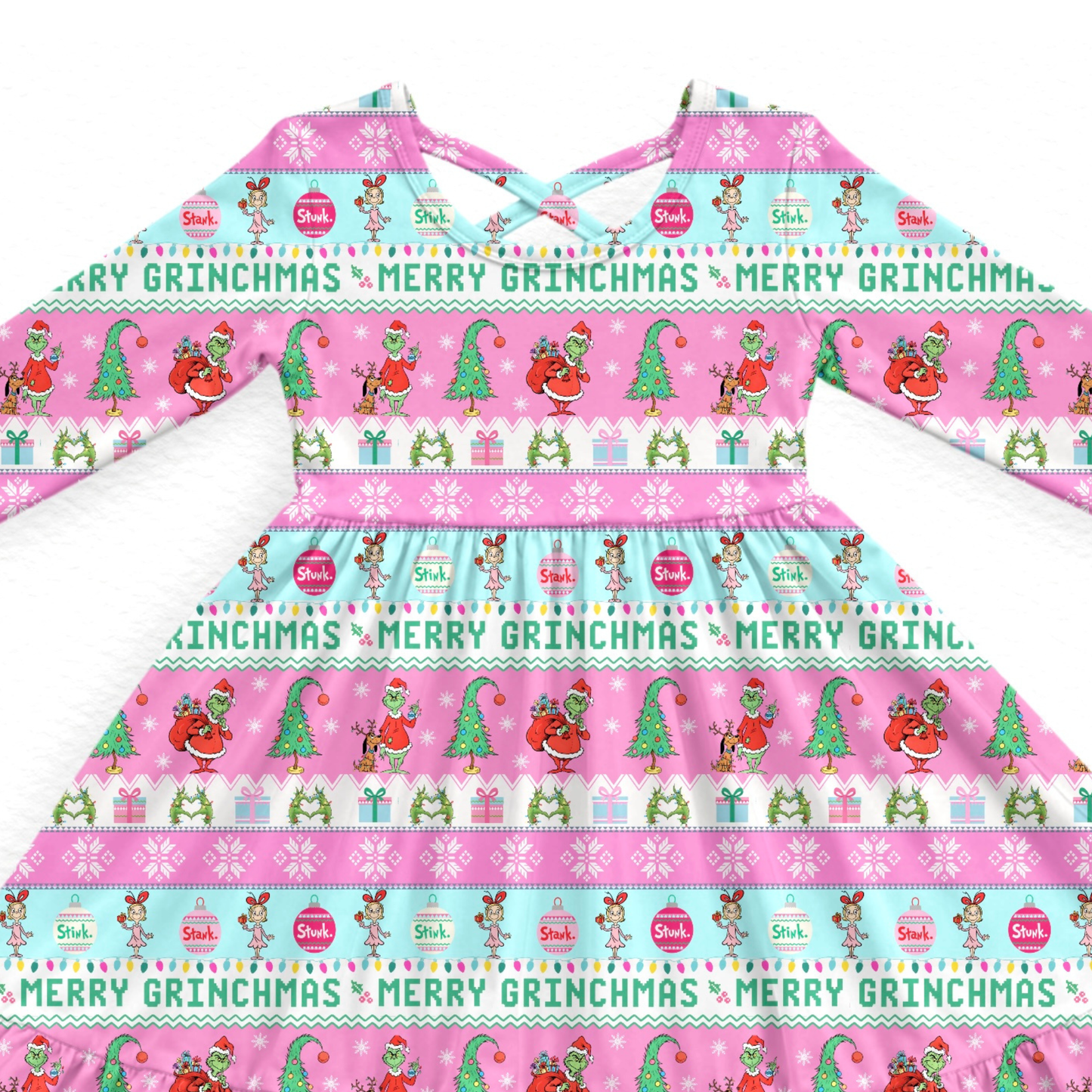 Stink Stank Sparkle Long Sleeve Twirl