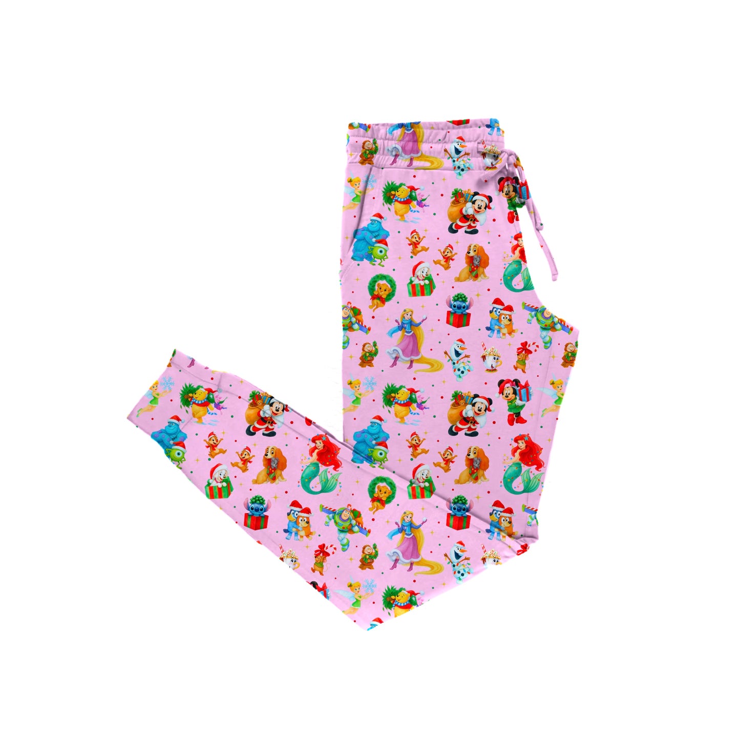 Best Holiday Ever Adult Joggers (PINK)